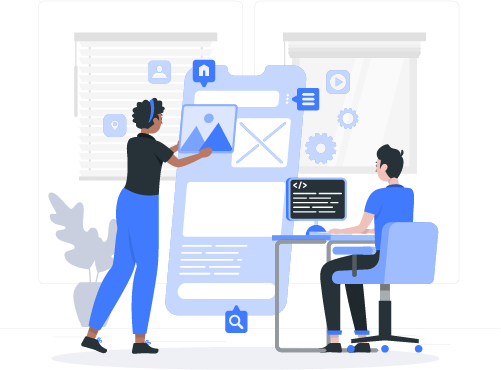 cloud hosting illustration